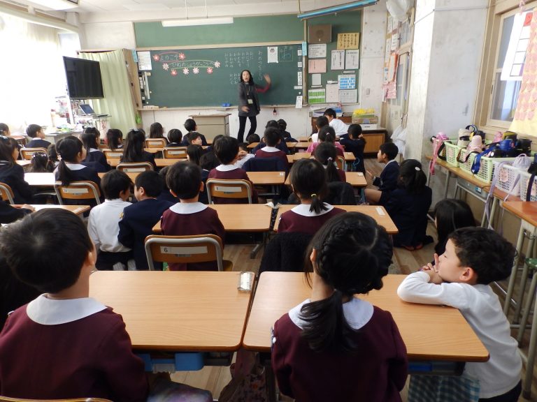 日根野小学校交流会　⑫