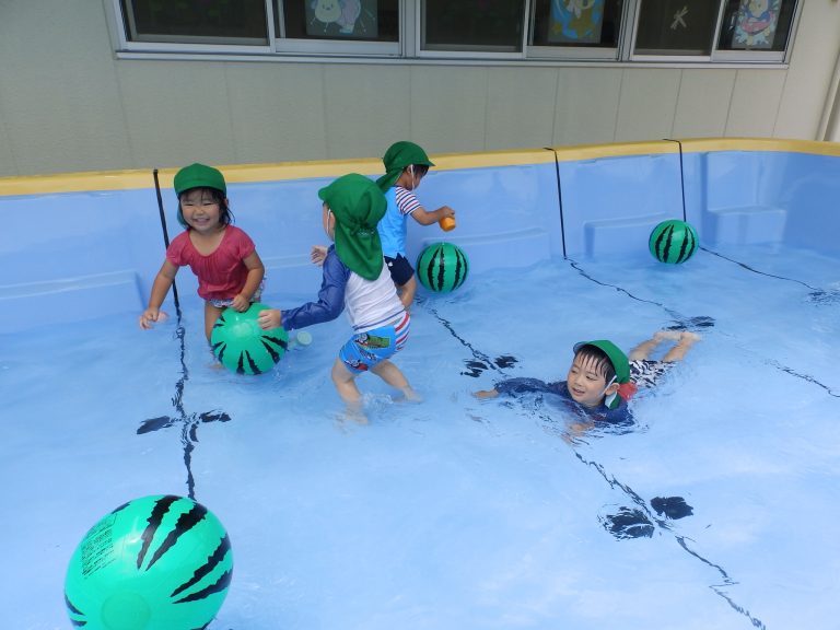 水遊び　⑱　満３歳児