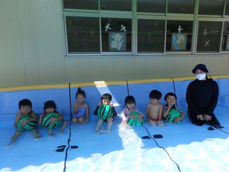 水遊び　⑪　年中・満３歳児組