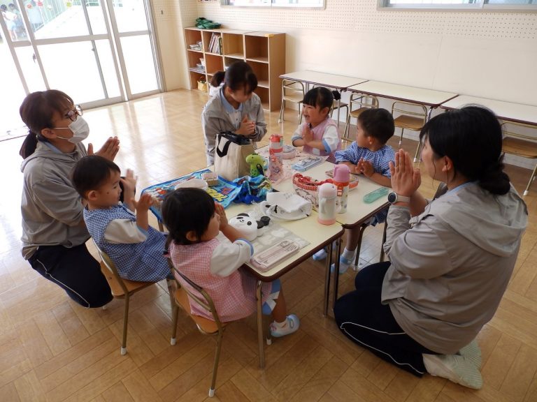 お弁当の様子　⑰　もも組