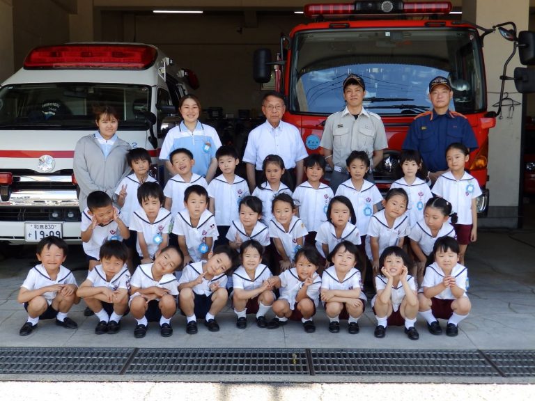 消防署見学　⑪　すみれ組