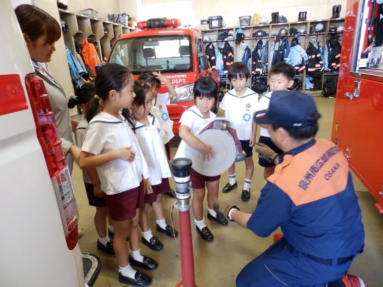 消防署見学　⑮　すみれ組