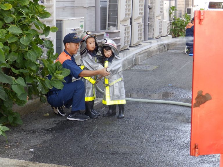 消防署見学　⑯　すみれ組