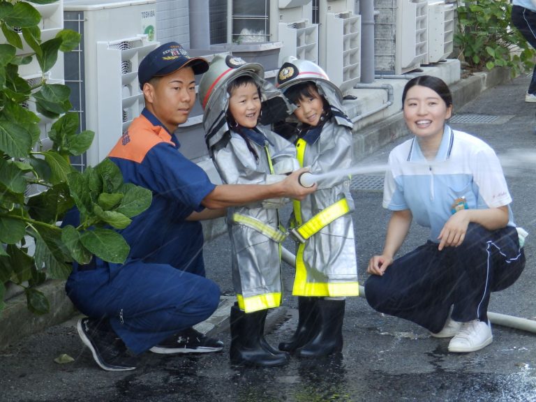 消防署見学　③　れんげ組