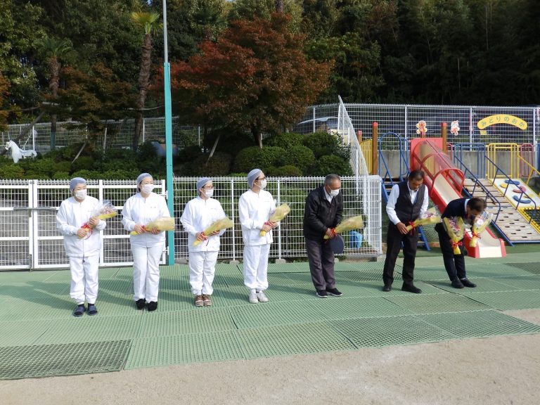 勤労感謝の言葉　⑫　幼稚園