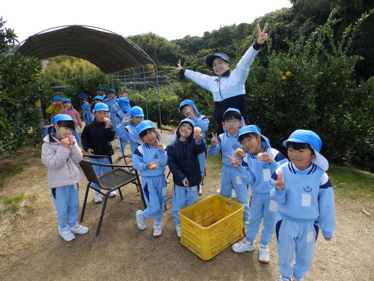 みかん狩り　⑦　すみれ・れんげ組