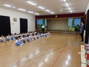 鼓笛指導　①　れんげ組