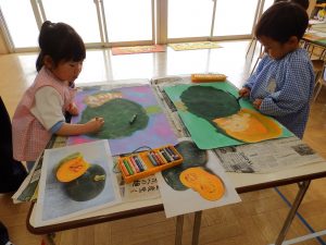 保育の様子　①　うめ組