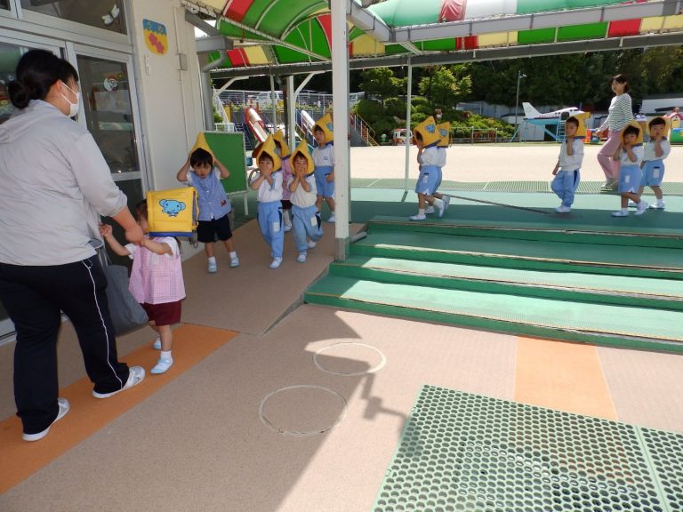 避難訓練　⑥