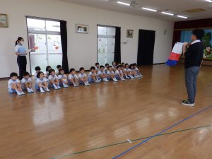 鼓笛指導　①　年長組