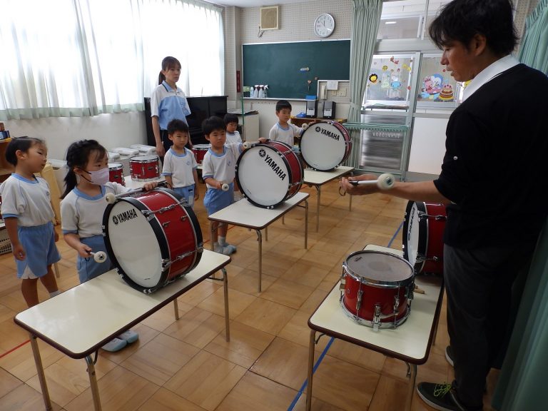 鼓笛指導　⑥　年長組