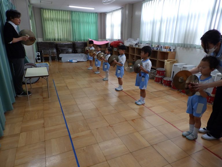 鼓笛指導　⑨　年長組
