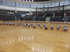 運動会予行　①　年長組