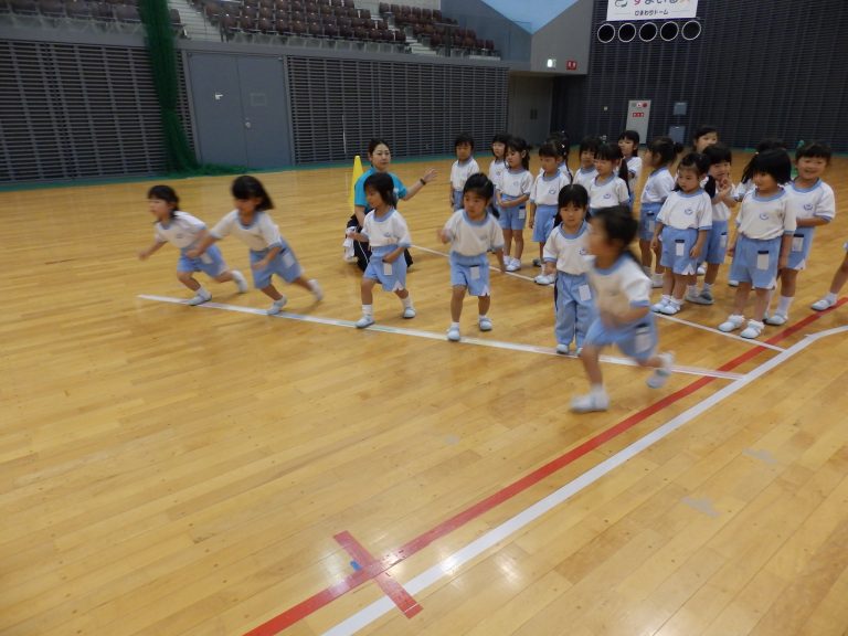 運動会予行　➉　年中組
