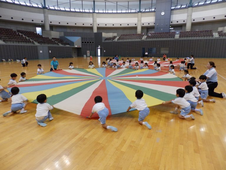 運動会予行　⑯　年中組