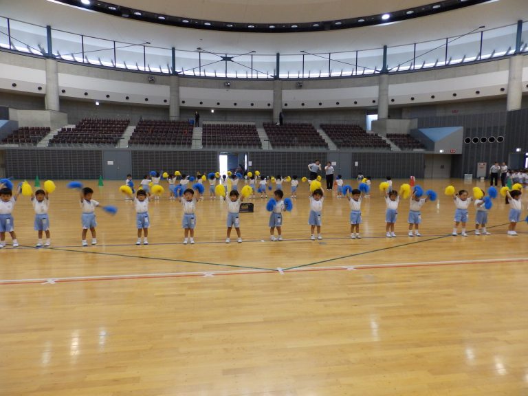 運動会予行　②　年少組