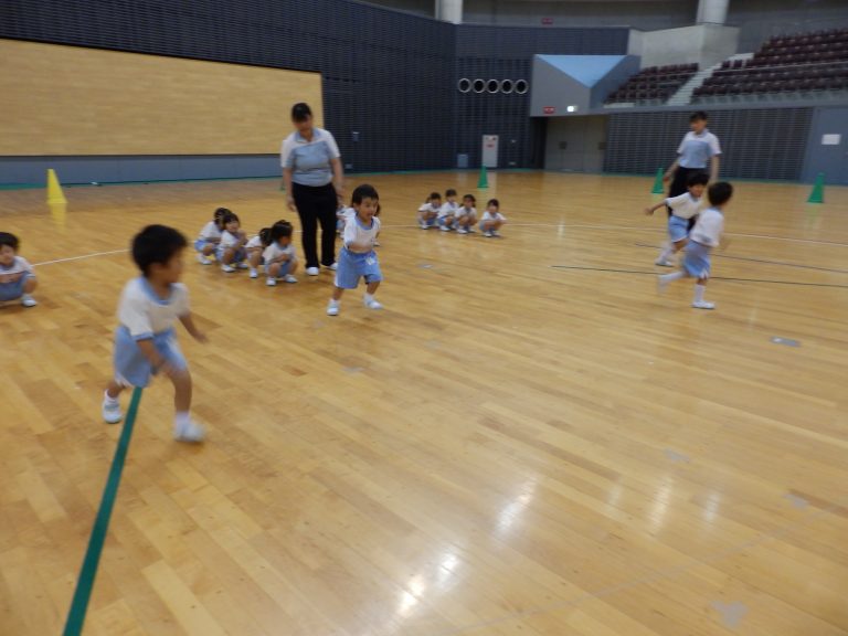 運動会予行　⑥　年少組