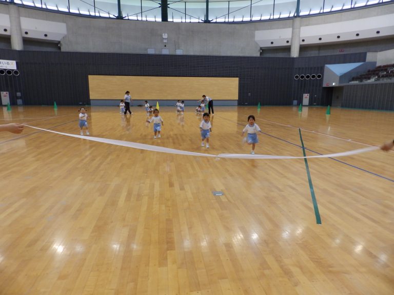 運動会予行　⑦　年少組