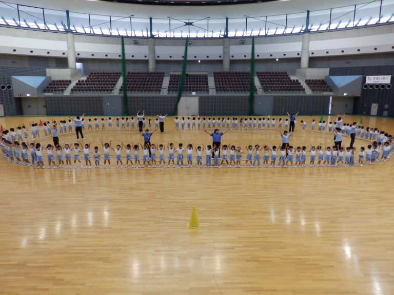 運動会予行　⑧　年長・年中・年少組