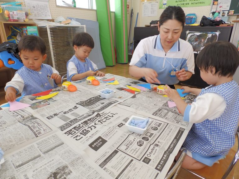 保育の様子　㉑　もも組