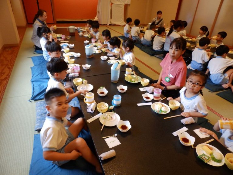 お泊まり保育　㉝　れんげ組