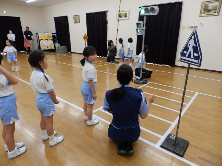 交通安全教室　⑤　れんげ組