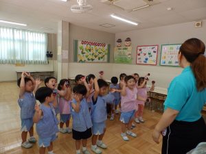 保育の様子　①　さくら組