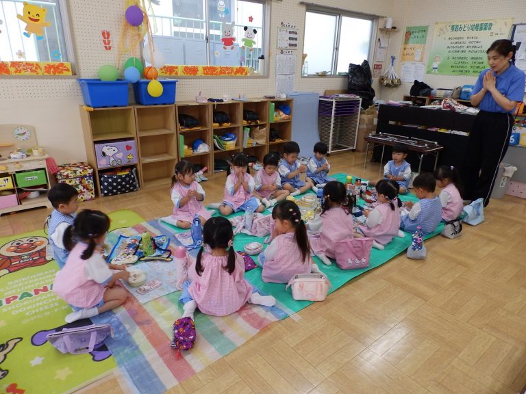 お弁当の様子　⑰　もも組