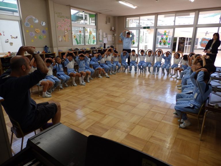 英語レッスン　①　すみれ組