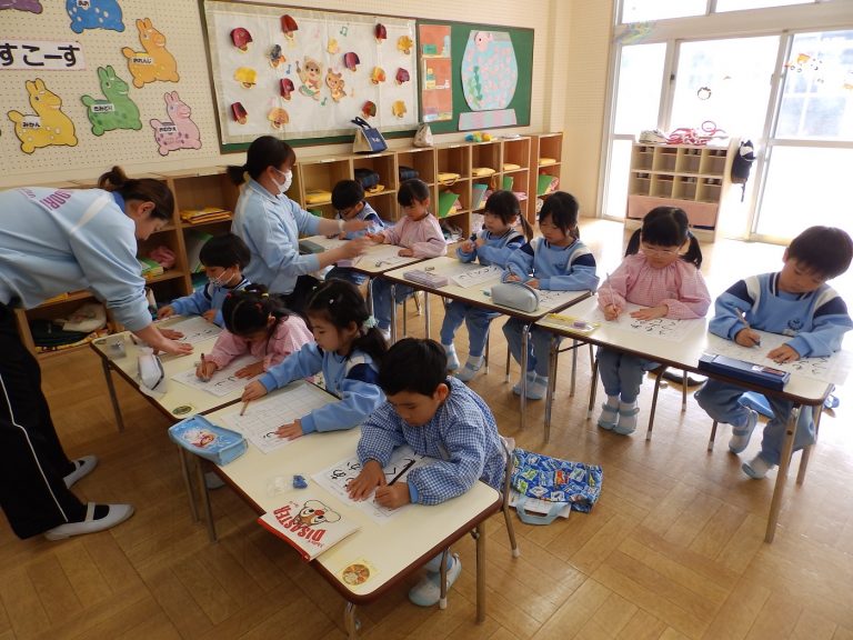 硬筆クラブ　⑰　年中組