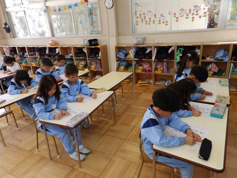 硬筆クラブ　⑧　年長組