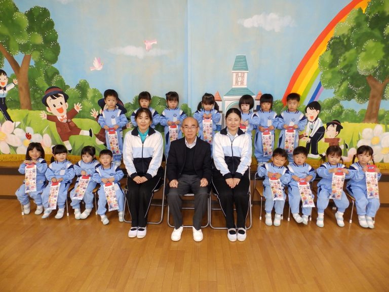 七五三のお祝い　⑦　もも組