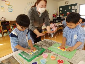 保育の様子　①　たけ組