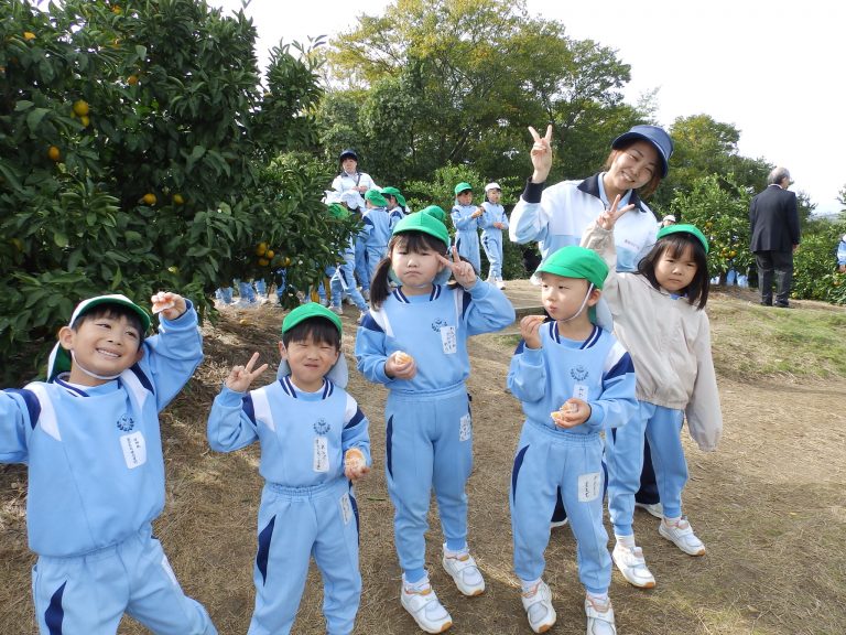 みかん狩り　㉓　年長組