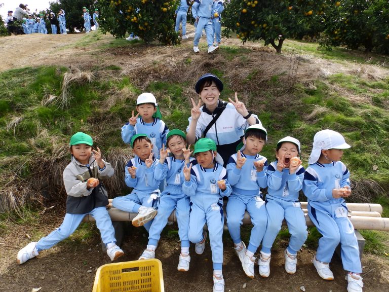 みかん狩り　㉕　年長組