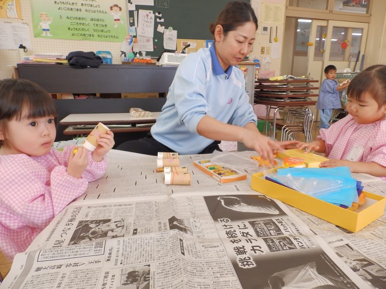 保育の様子　⑭　もも組