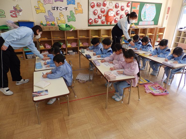 硬筆クラブ　⑭　年中組