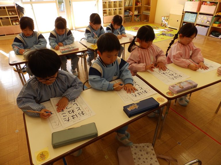 硬筆クラブ　⑮　年中組