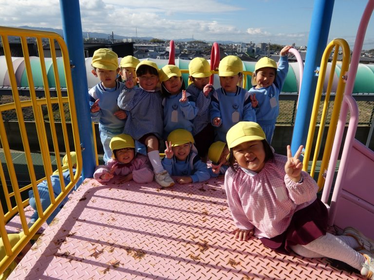 外遊び　⑩　年少組