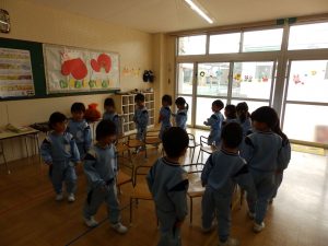 保育の様子　①　うめ組