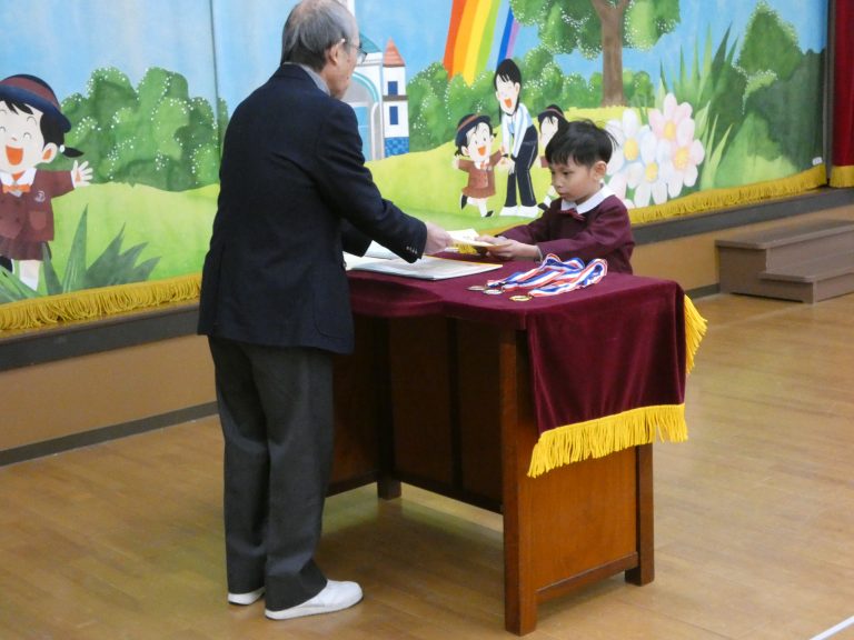 表彰式　⓶　年長組