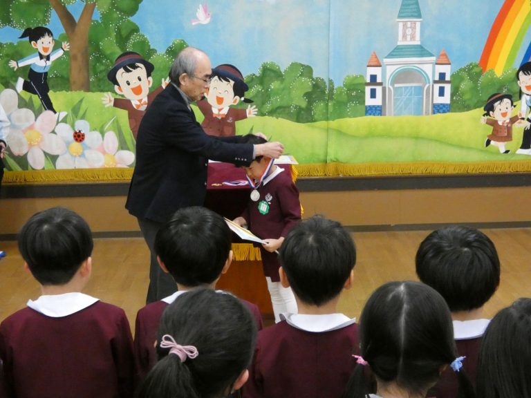 表彰式　③　年長組