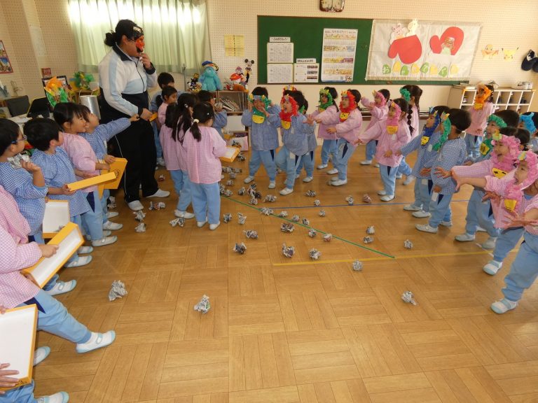 保育の様子　⑭　年少組