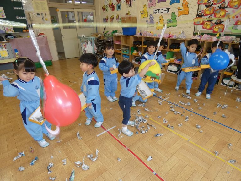 保育の様子　⑲　もも組