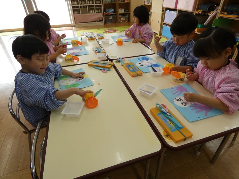 保育の様子　⑮　もも組