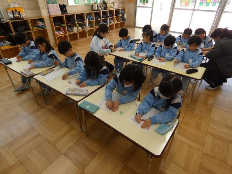 クラブの様子　③　硬筆クラブ