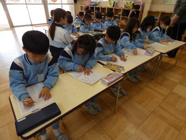 クラブの様子　⑤　硬筆クラブ