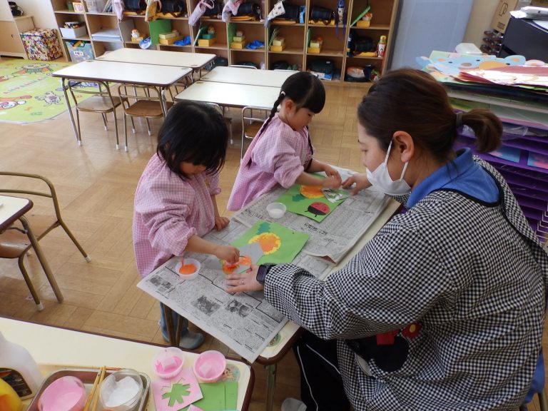 保育の様子　⑭　もも組