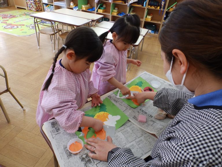 保育の様子　⑮　もも組