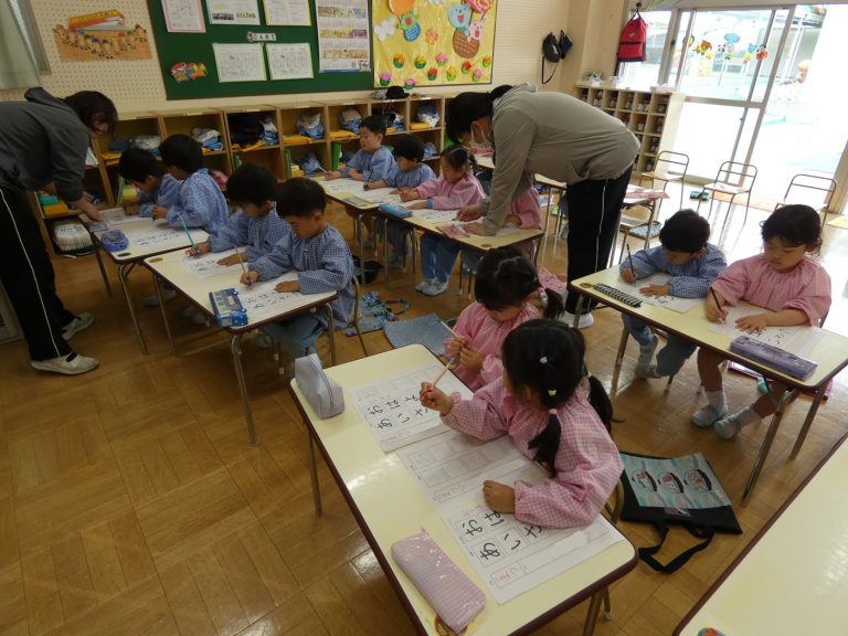 硬筆クラブ　⑭　年中組